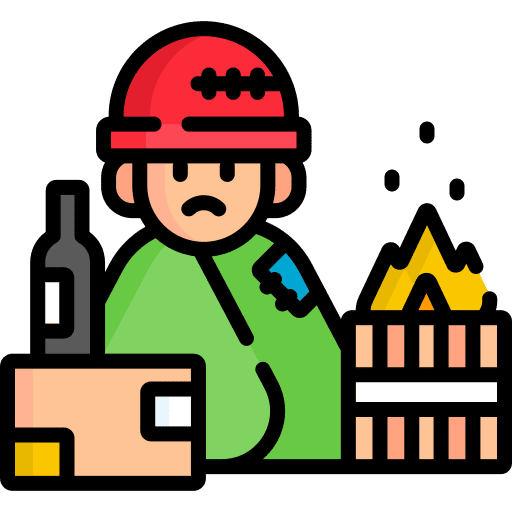 Refugee people avatar migrate icon