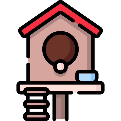 Bird house springtime farming spring icon