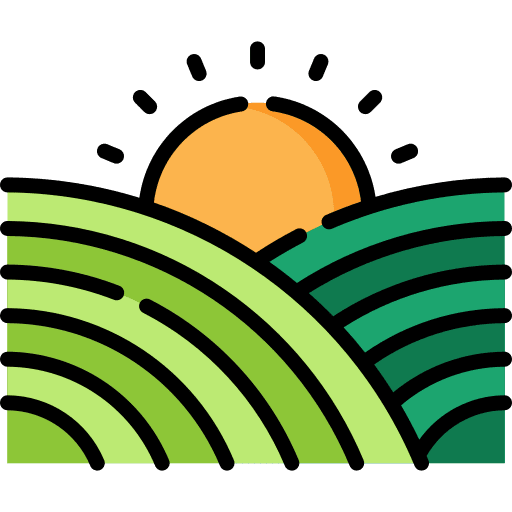 Land harvest garden agriculture icon