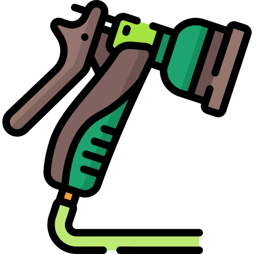 Water hose garden farming and gardening water hose icon