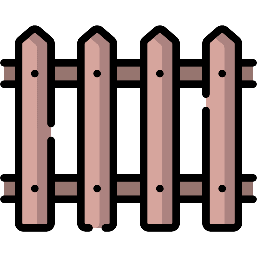 Fence garden farming yard icon