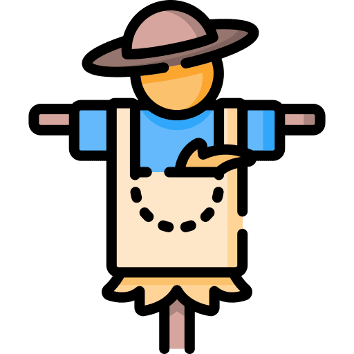 Scarecrow scarecrow agriculture gardening icon