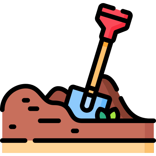 Shovel maturity farm agriculture icon