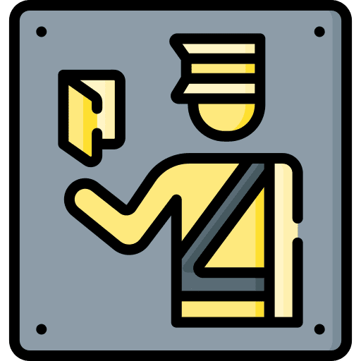 Immigration custom travel marketing icon