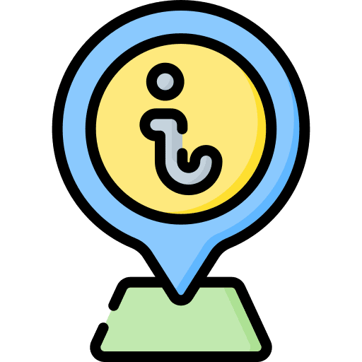 Information map location info location icon