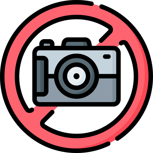 No camera no camera no picture taking prohibition icon