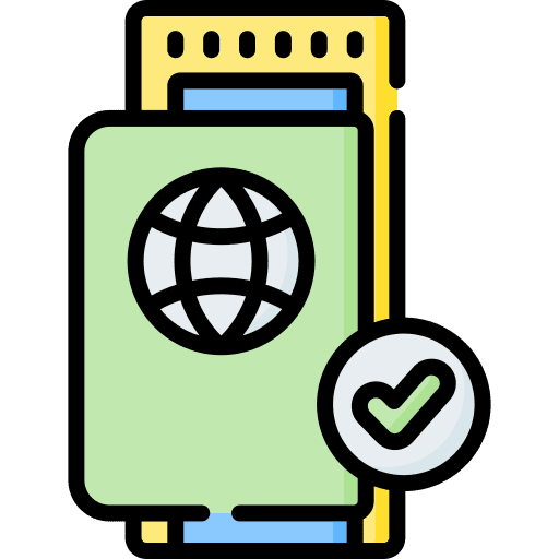 Passport files and folders control airport icon