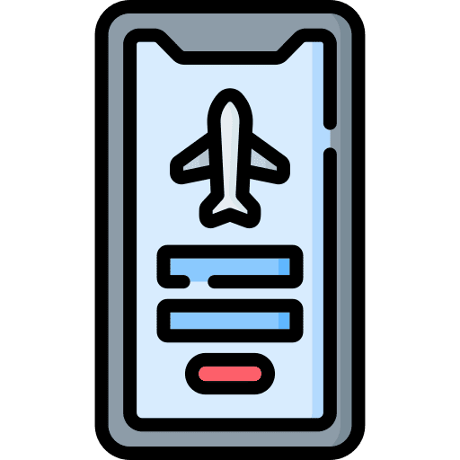 Airport airport travel smartphone icon