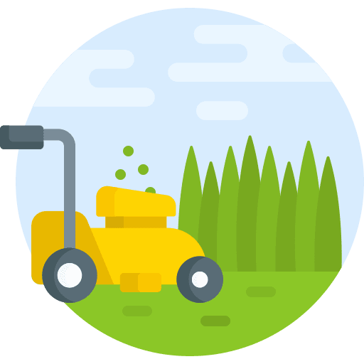 Lawn mower grass lawn mower electronics icon