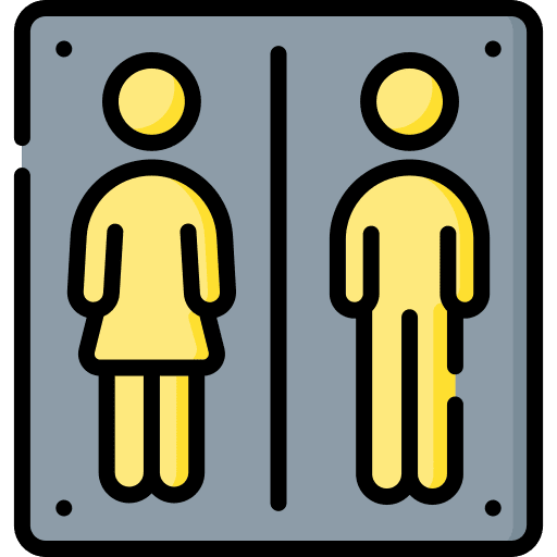 Toilet signs restroom toilet signaling icon