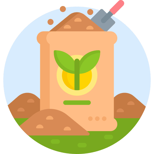 Fertilizer bag fertilizer plant icon