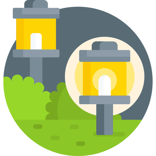 Lantern lantern illumination farming and gardening icon