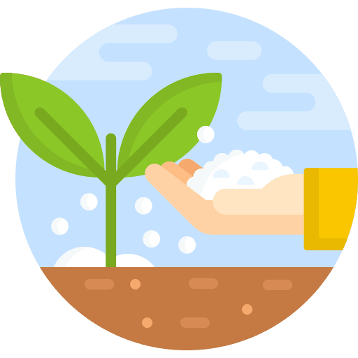 Sprinkle sprinkle farming and gardening fertilizer icon