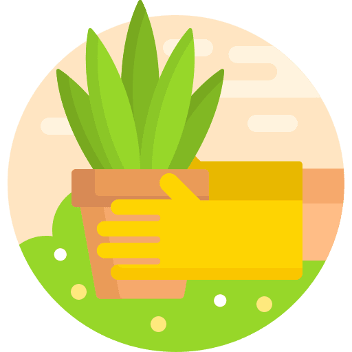 Gloves farming and gardening garden safety icon