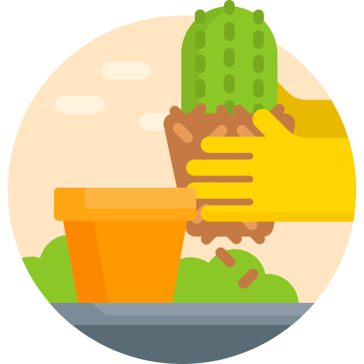Replant plant pot nature replant icon