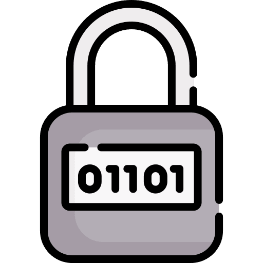 Encryption business and finance security cryptocurrency icon