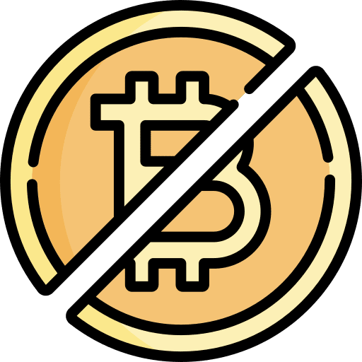 Halving halving cryptocurrency business and finance icon