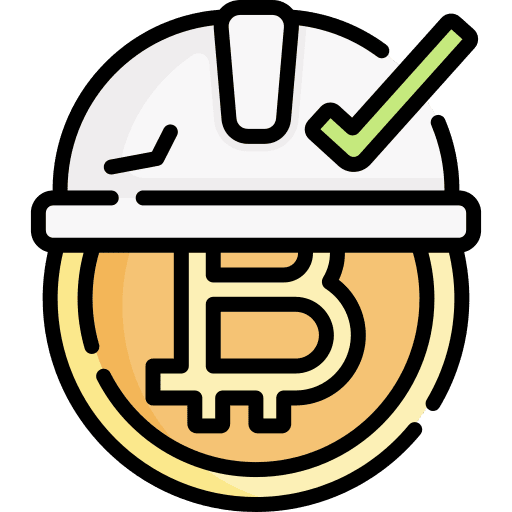 Proof of work bitcoin currency proof of work icon