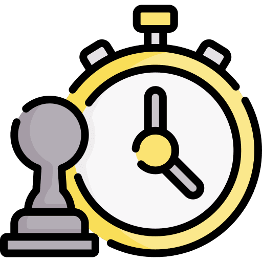 Timestamp watch business clock icon