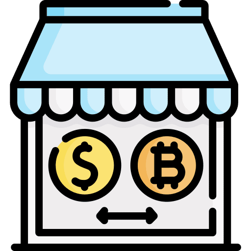 Exchange currency transfer bitcoin icon