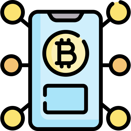 Payment system smartphone direct process icon