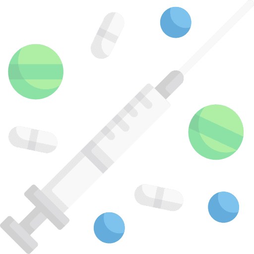 Drugs doctor overdose medicine icon