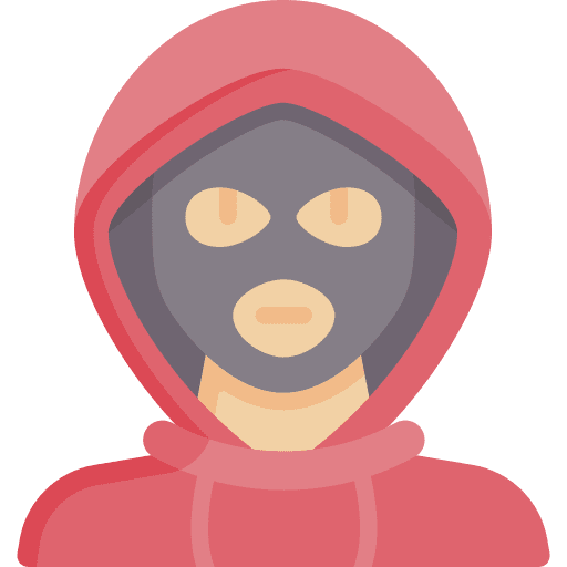 Thief robbery thief outlaw icon