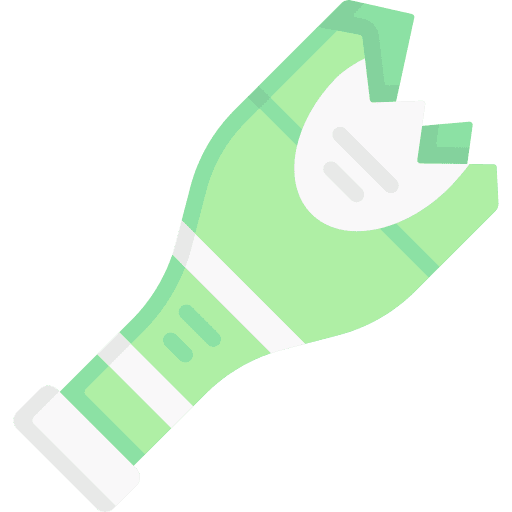 Broken bottle miscellaneous fight broken icon