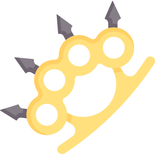 Knuckles brass knuckles weapons knuckles icon