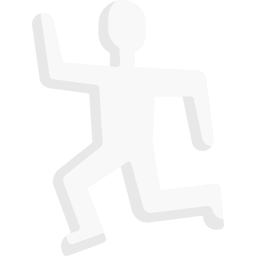 Crime scene dead chalk detective icon