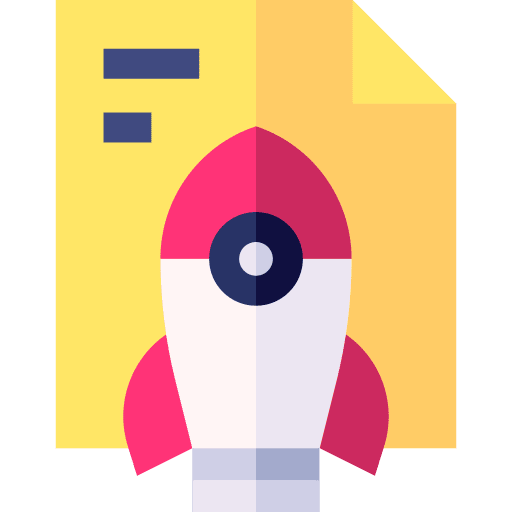 Deployment rocket launch file start up icon