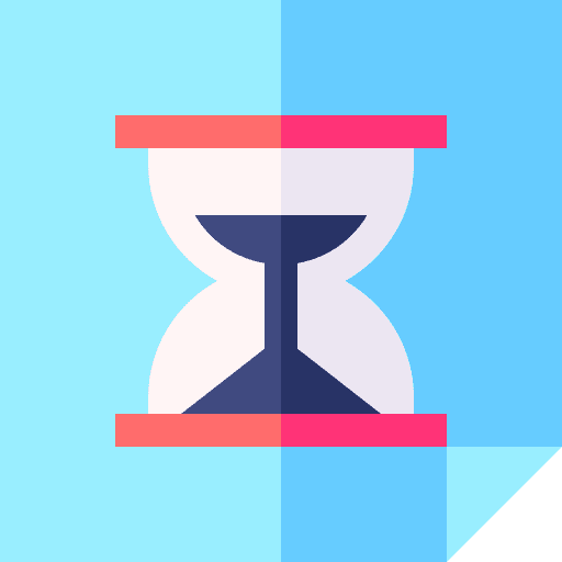 Hourglass hourglass time management waiting icon