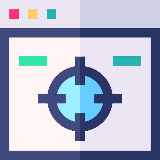 Target goals aim browser icon