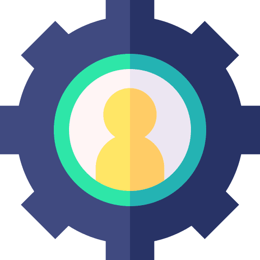 User individual people personal development icon