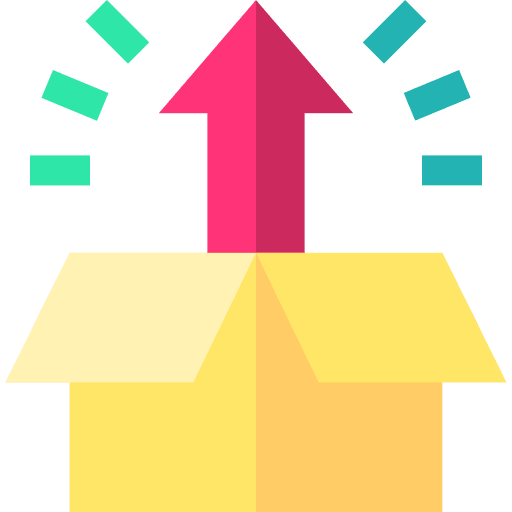 Increase growing release marketing icon