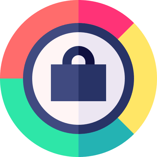 Pie chart business and finance pie graphic analysis icon