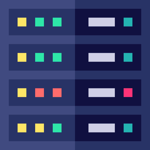 Server server technology multimedia icon