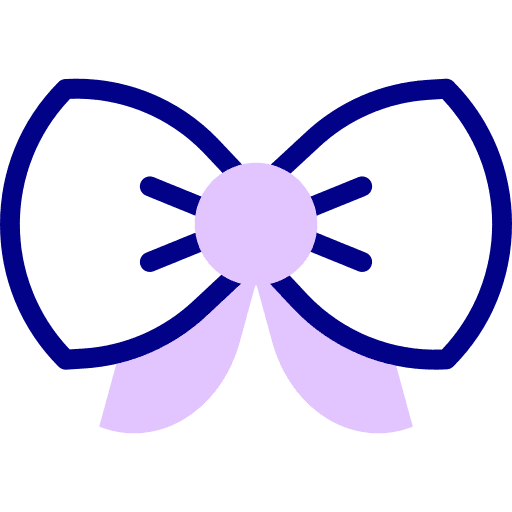 Bow fashion decoration ornament icon