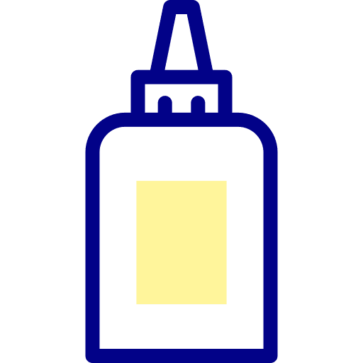 Liquid glue art liquid glue handcraft icon