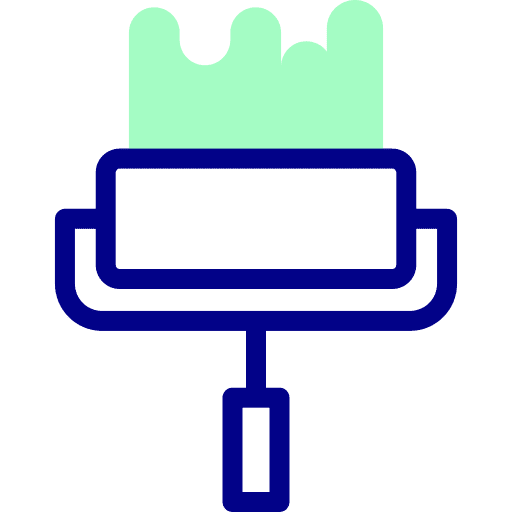Painting roller paint roller painting roller painting icon