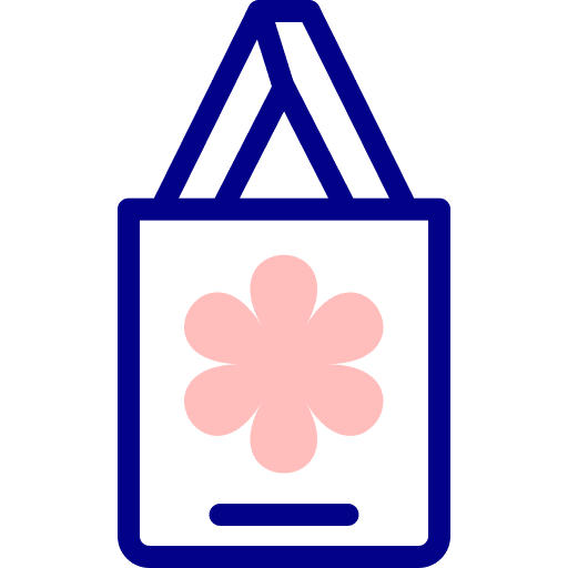 Tote bag shopping bag diy art icon