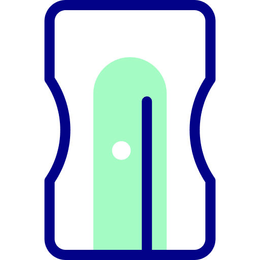 Sharpener school material education pencil sharpener icon