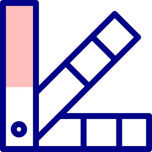 Color palette paint color sample color palette icon