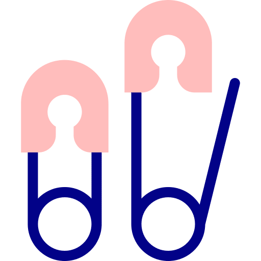 Safety pin miscellaneous tool tailor icon