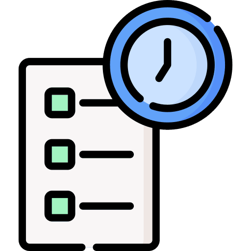 Check list criteria file tasks icon