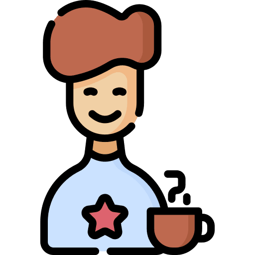 Coffee cup caucasian coffee cup people icon