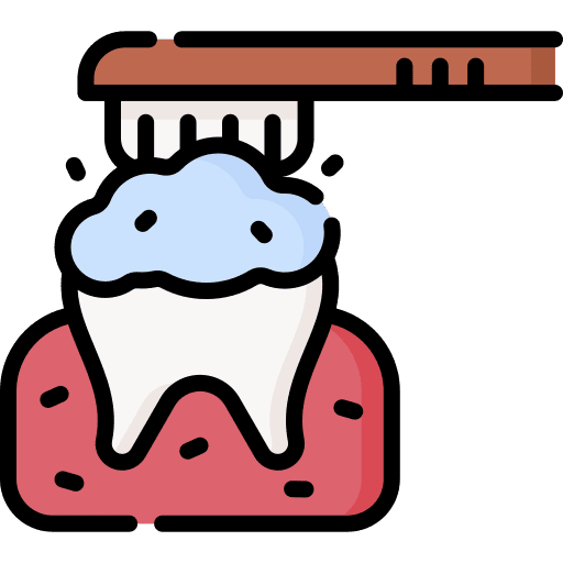 Brush teeth tooth brush healthcare and medical icon