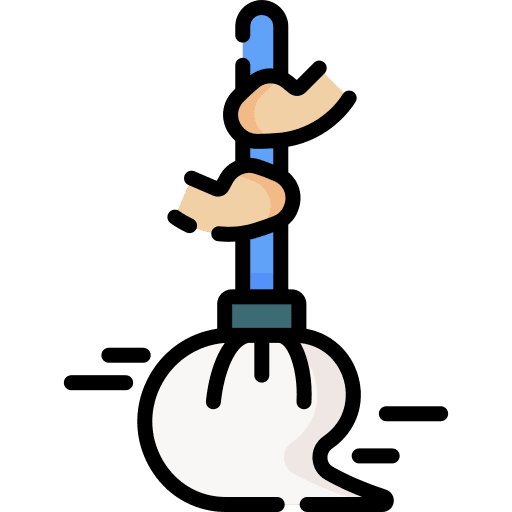 Cleaning mop wash bucket cleaning mop icon