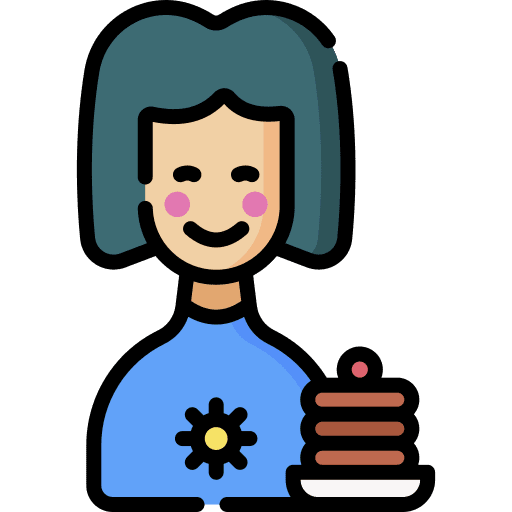 Pancake girl pancake sweet food icon