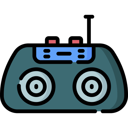 Radio electronics antenna technology icon